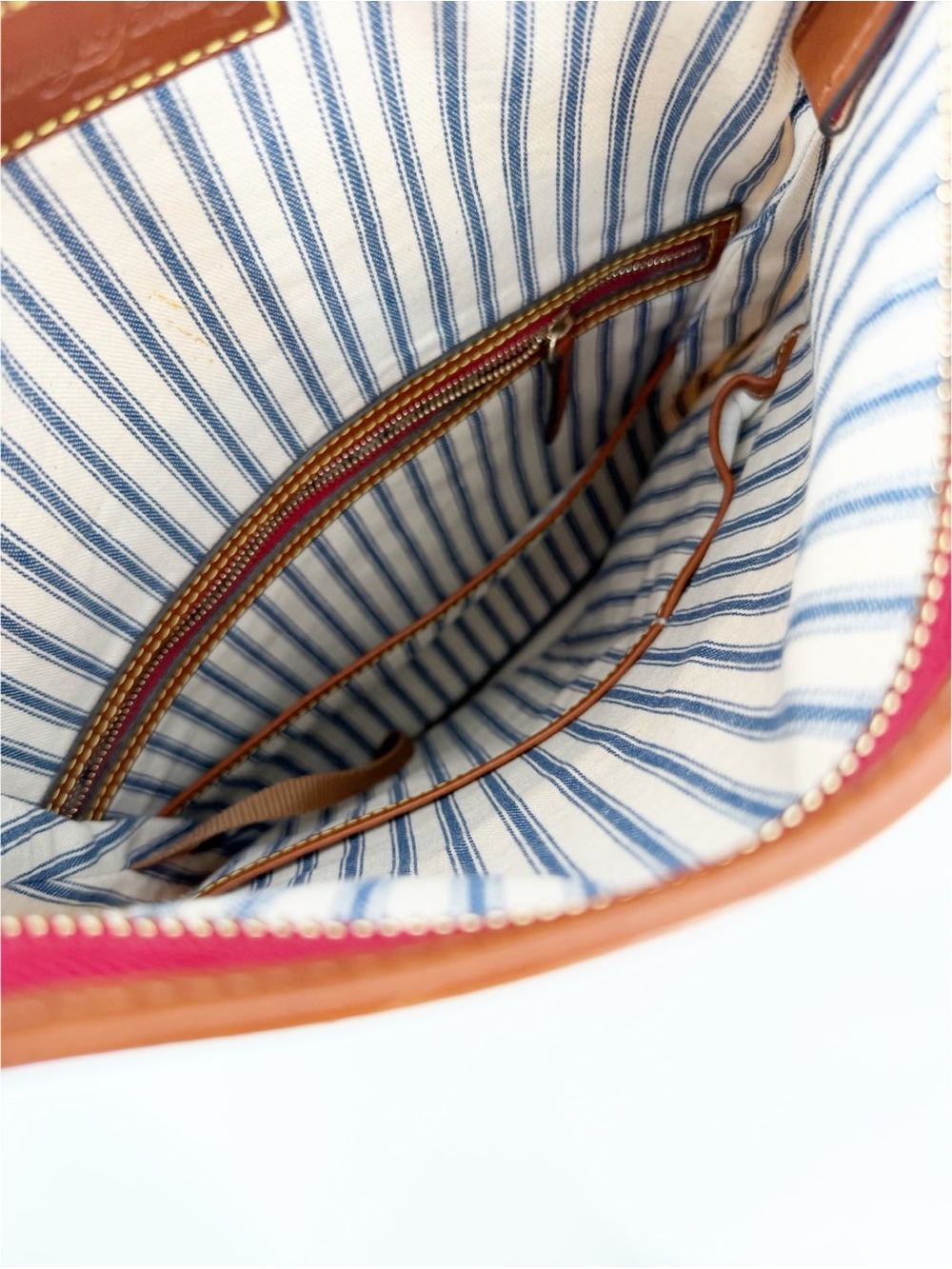 Dooney & Bourke Wayfarer Nylon Flapover Crossbody Taupe - Picture 7 of 11